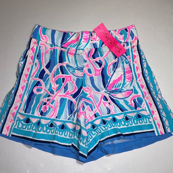 Lilly Pulitzer NWT Neilah Shorts Reel Nauti $78 - Picture 10 of 13